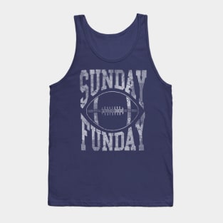 Sunday Funday Football Retro Fade Tank Top